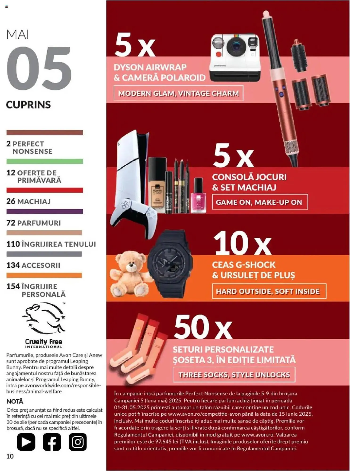 Catalog Catalog Avon de la 1 mai până la 31 mai 2025 - Revista Pagina 10