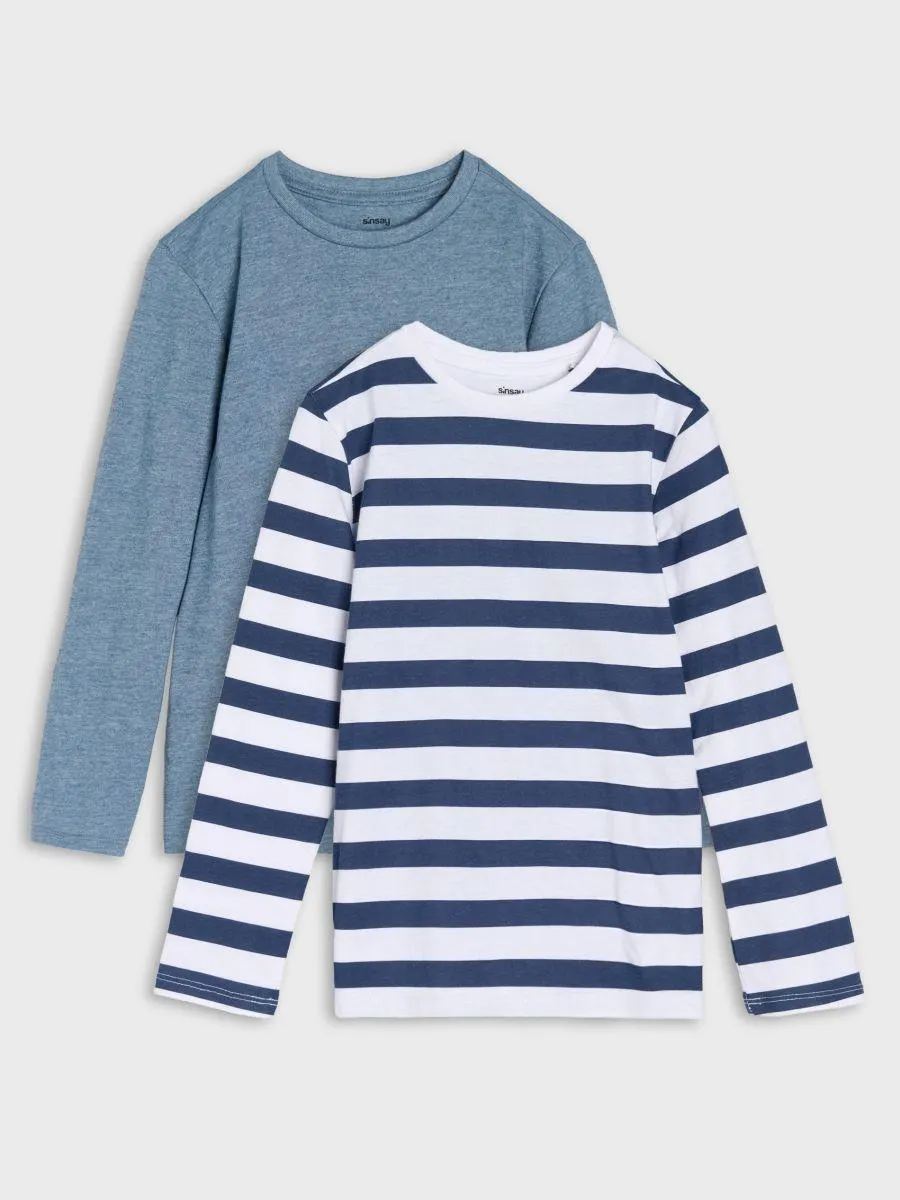 Set 2 tricouri cu mâneci lungi