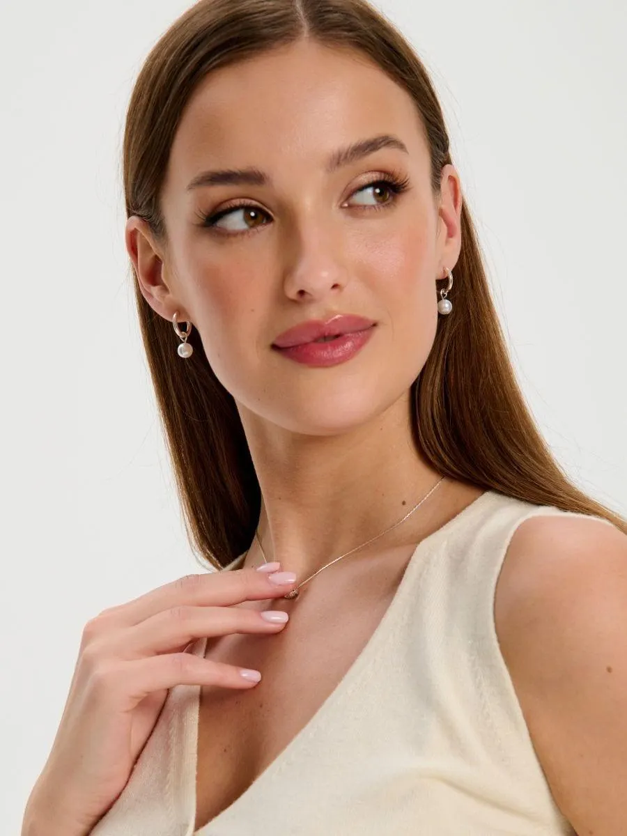 Cercei placate cu argint