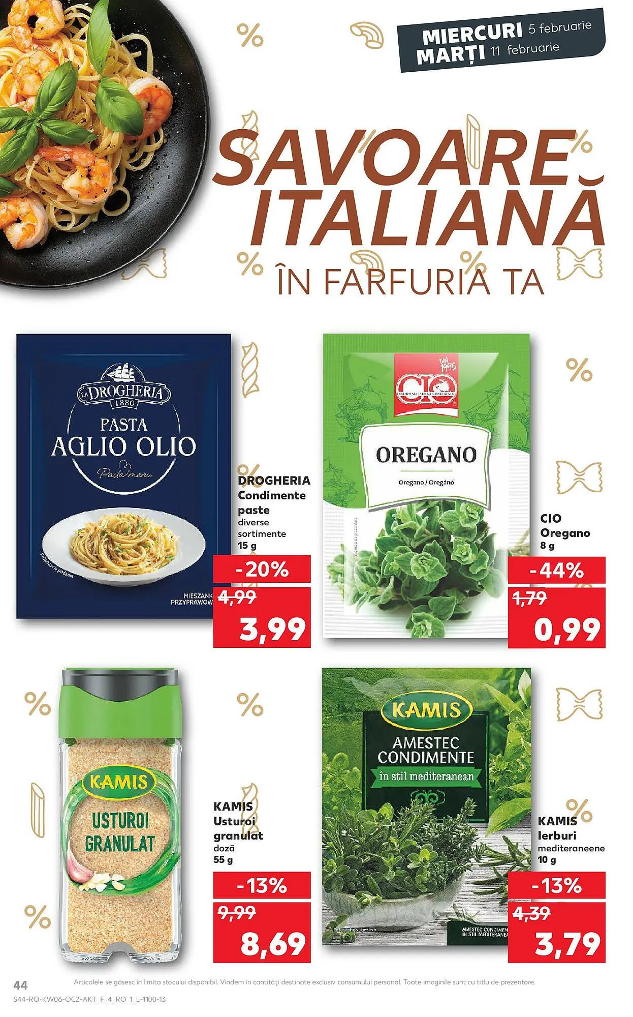 Catalog Catalog Kaufland de la 5 februarie până la 11 februarie 2025 - Revista Pagina 44