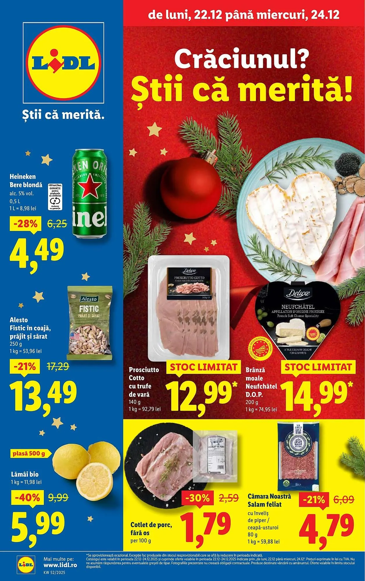 Catalog Catalog Lidl de la 22 decembrie până la 24 decembrie 2025 - Revista Pagina 1