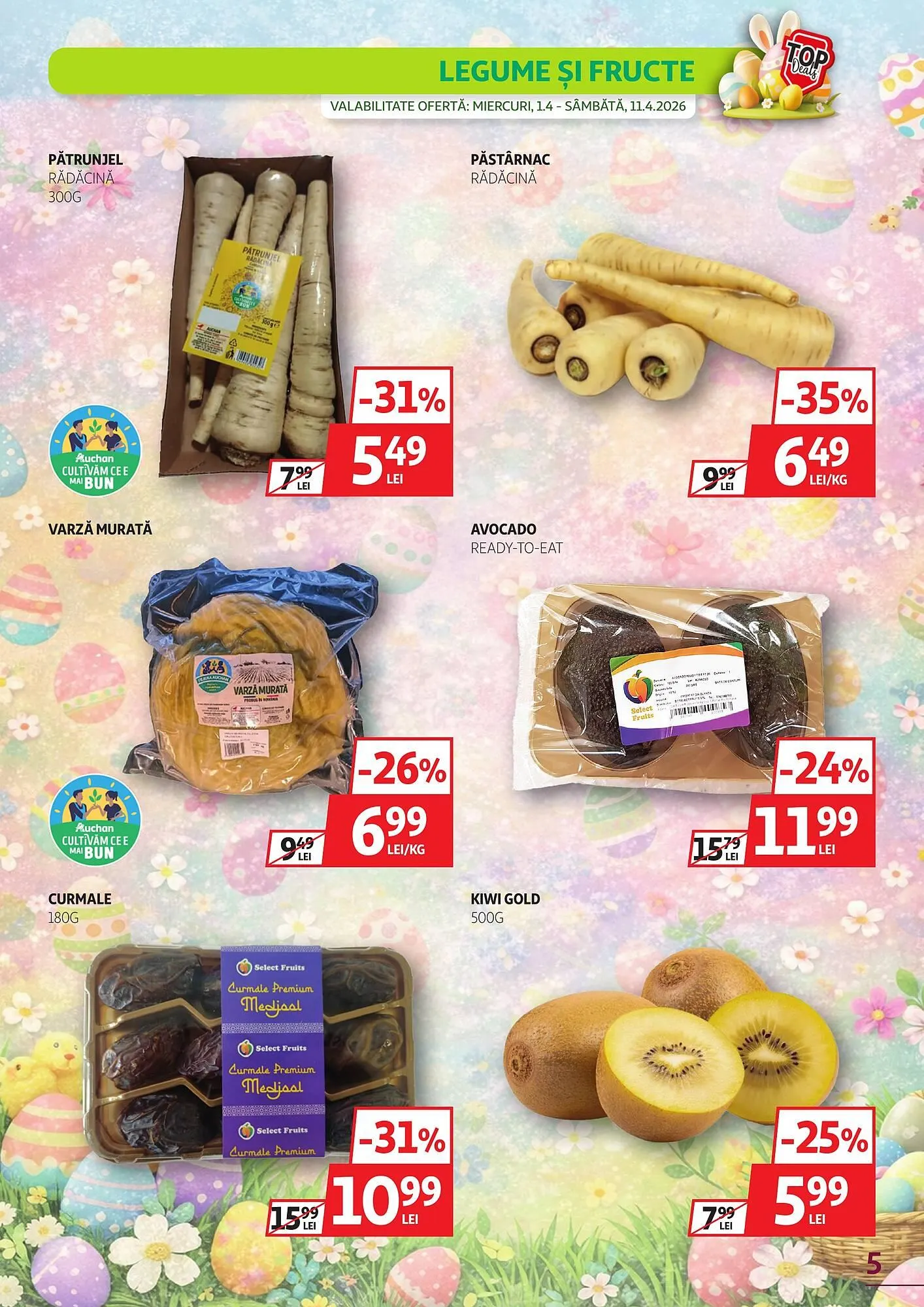 Catalog Catalog Auchan de la 25 martie până la 11 aprilie 2026 - Revista Pagina 5