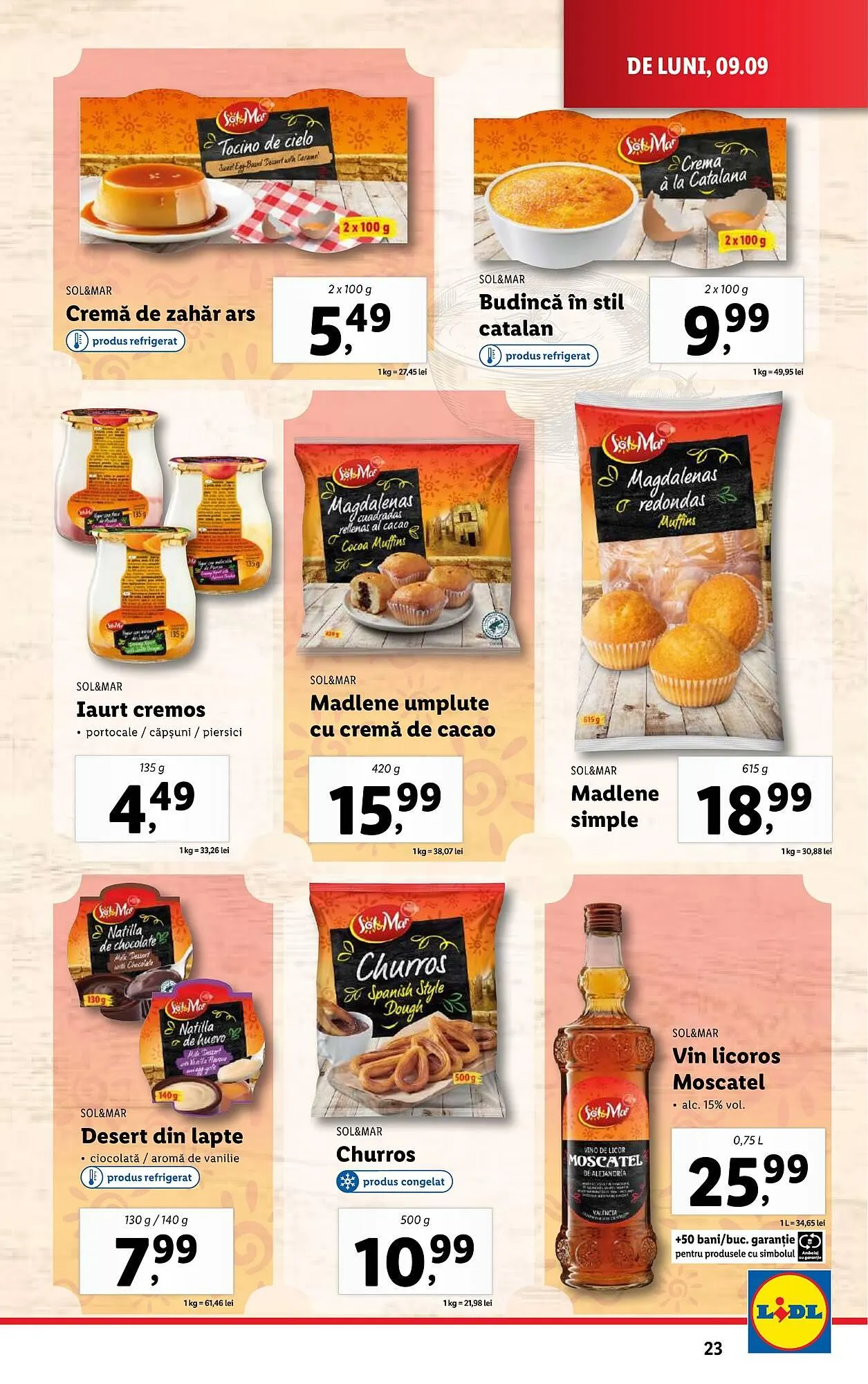 Catalog Catalog Lidl de la 9 septembrie până la 15 septembrie 2024 - Revista Pagina 23