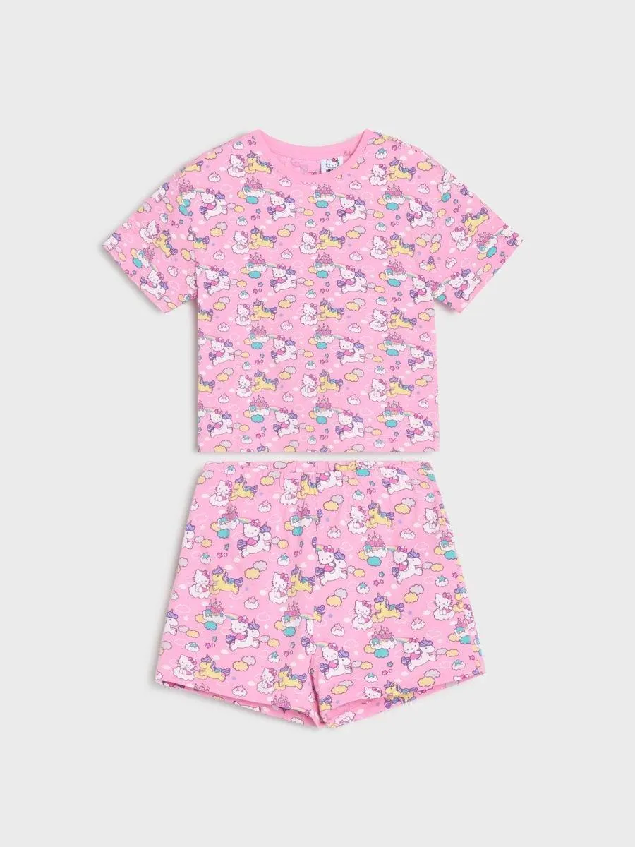 Pijama din două piese Hello Kitty