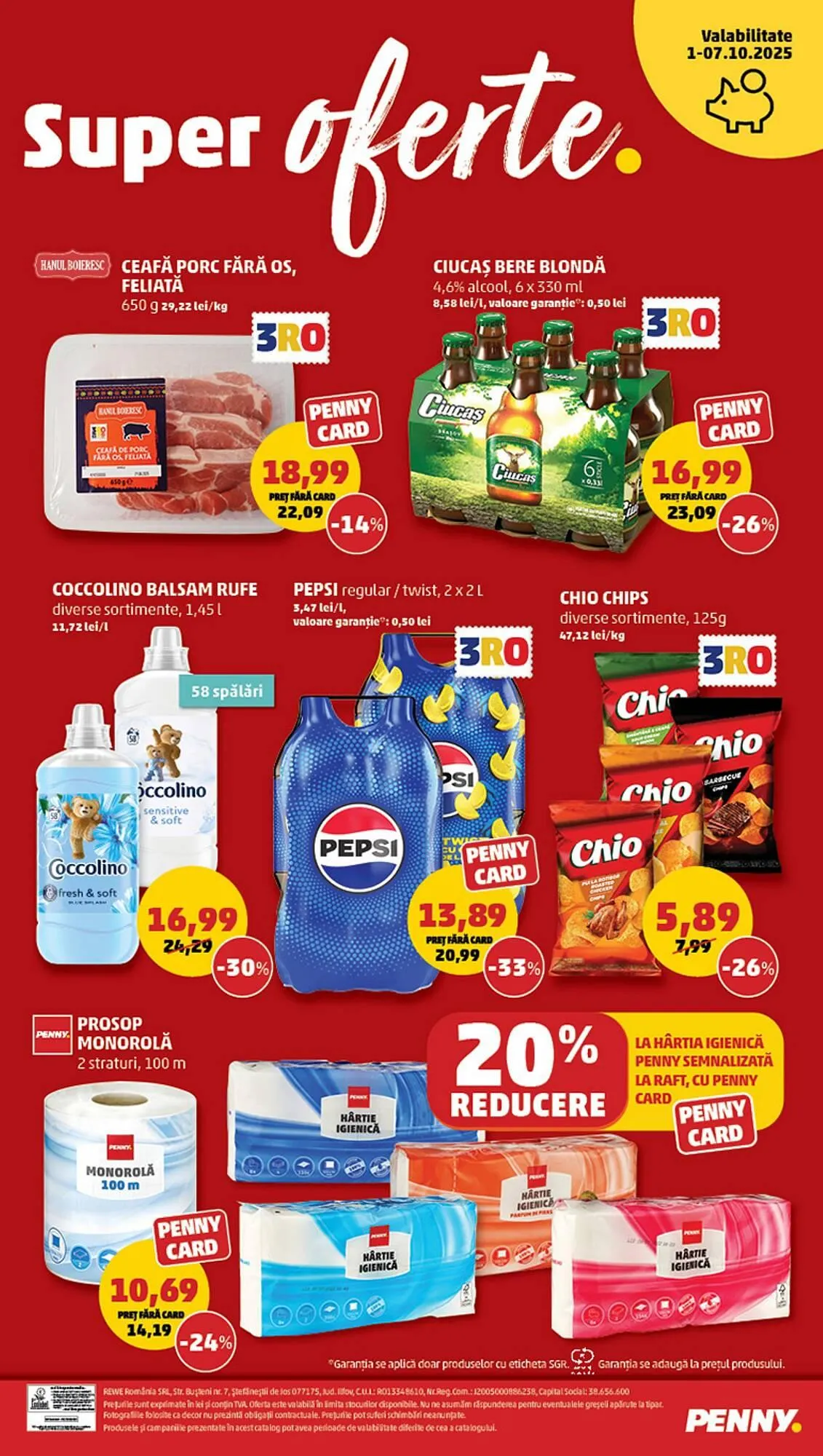 Catalog Catalog Penny de la 1 octombrie până la 7 octombrie 2025 - Revista Pagina 24