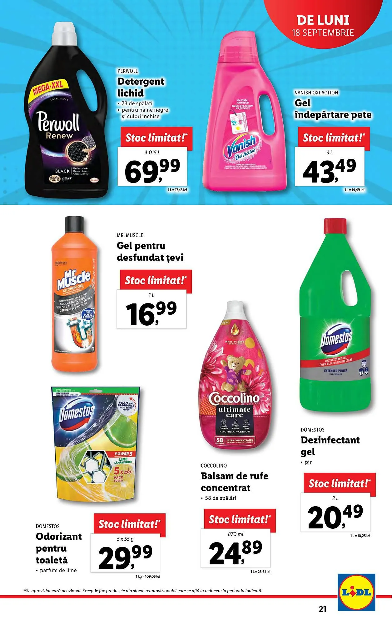 Catalog Lidl catalog de la 18 septembrie până la 24 septembrie 2023 - Revista Pagina 21