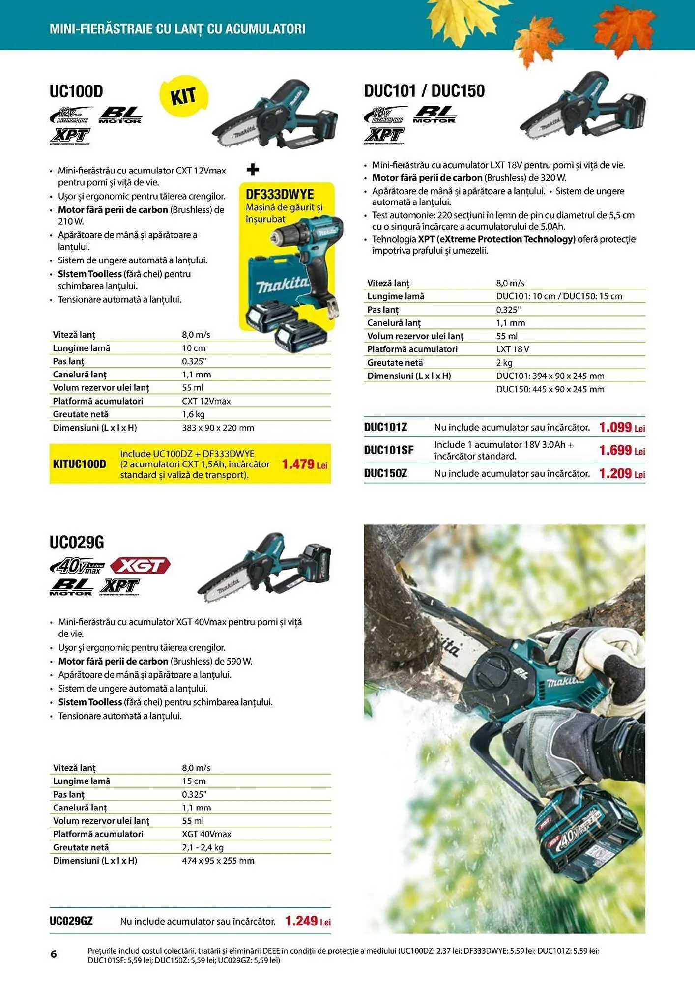 Catalog Catalog Makita de la 12 septembrie până la 24 decembrie 2025 - Revista Pagina 6