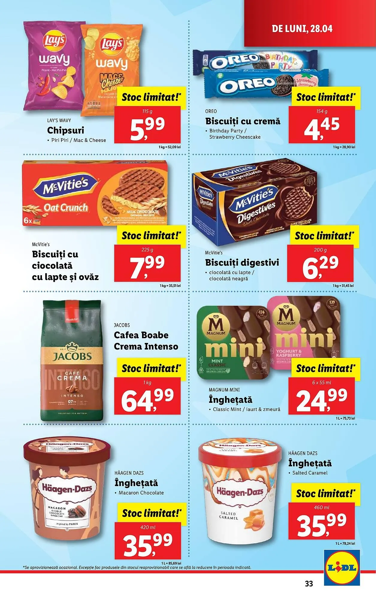 Catalog Catalog Lidl de la 22 aprilie până la 27 aprilie 2025 - Revista Pagina 33