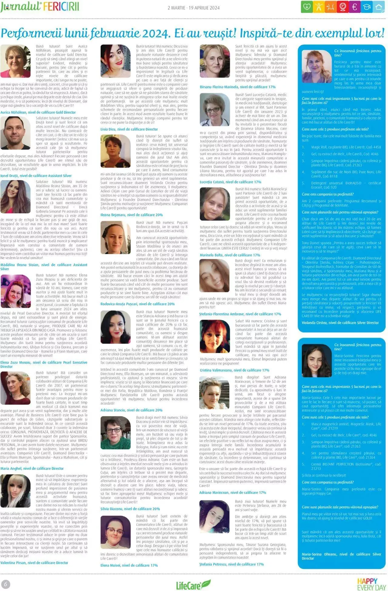 Catalog Life Care catalog - Jurnalul Fericirii Martie/Aprilie de la 2 martie până la 19 aprilie 2024 - Revista Pagina 6