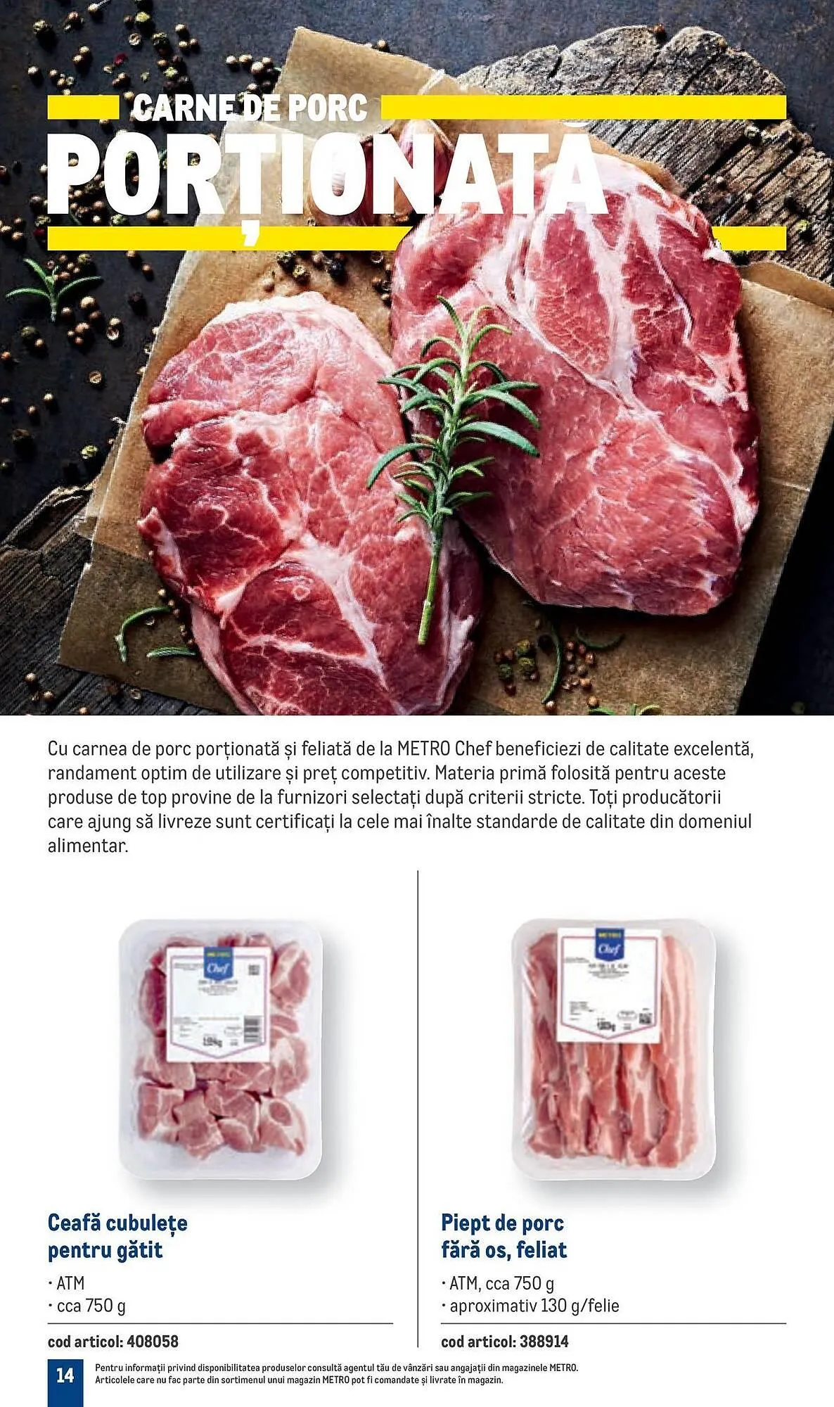 Catalog Catalog Metro de la 9 aprilie până la 31 decembrie 2025 - Revista Pagina 14