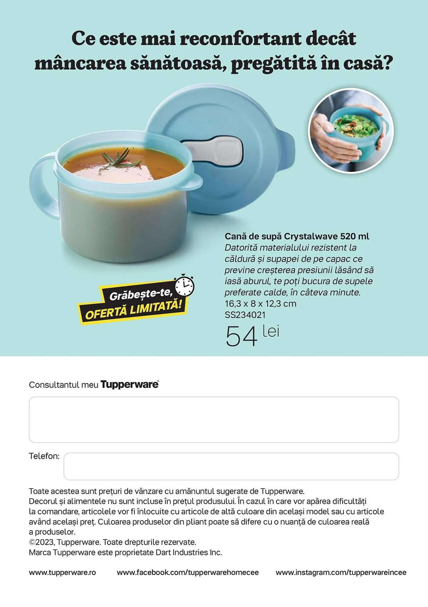 Catalog Tupperware catalog de la 3 octombrie până la 5 noiembrie 2023 - Revista Pagina 16