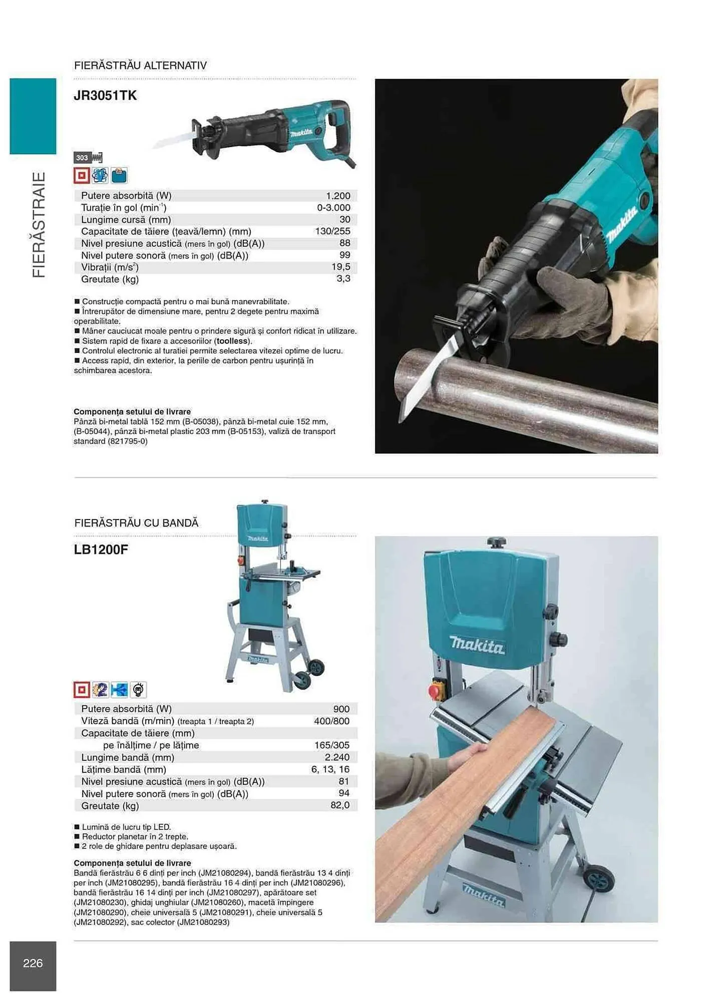 Catalog Makita catalog de la 1 ianuarie până la 31 decembrie 2023 - Revista Pagina 226