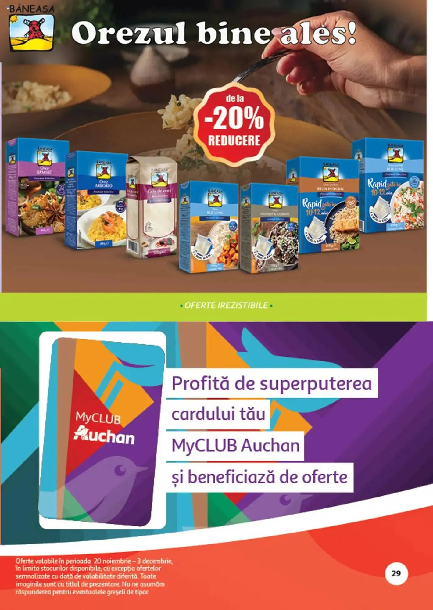 Catalog Catalog Auchan de la 20 noiembrie până la 3 decembrie 2024 - Revista Pagina 29