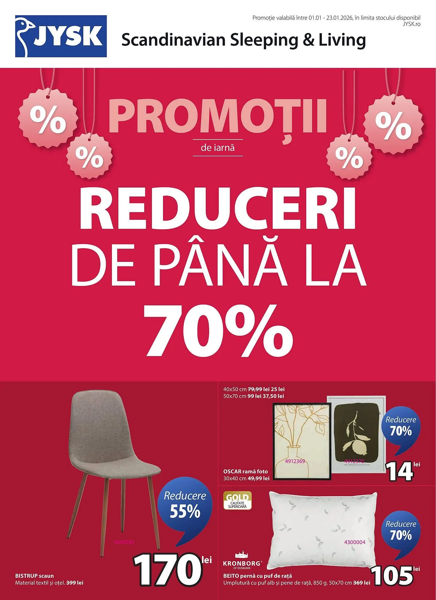 Catalog Catalog JYSK de la 1 ianuarie până la 23 ianuarie 2026 - Revista Pagina 1