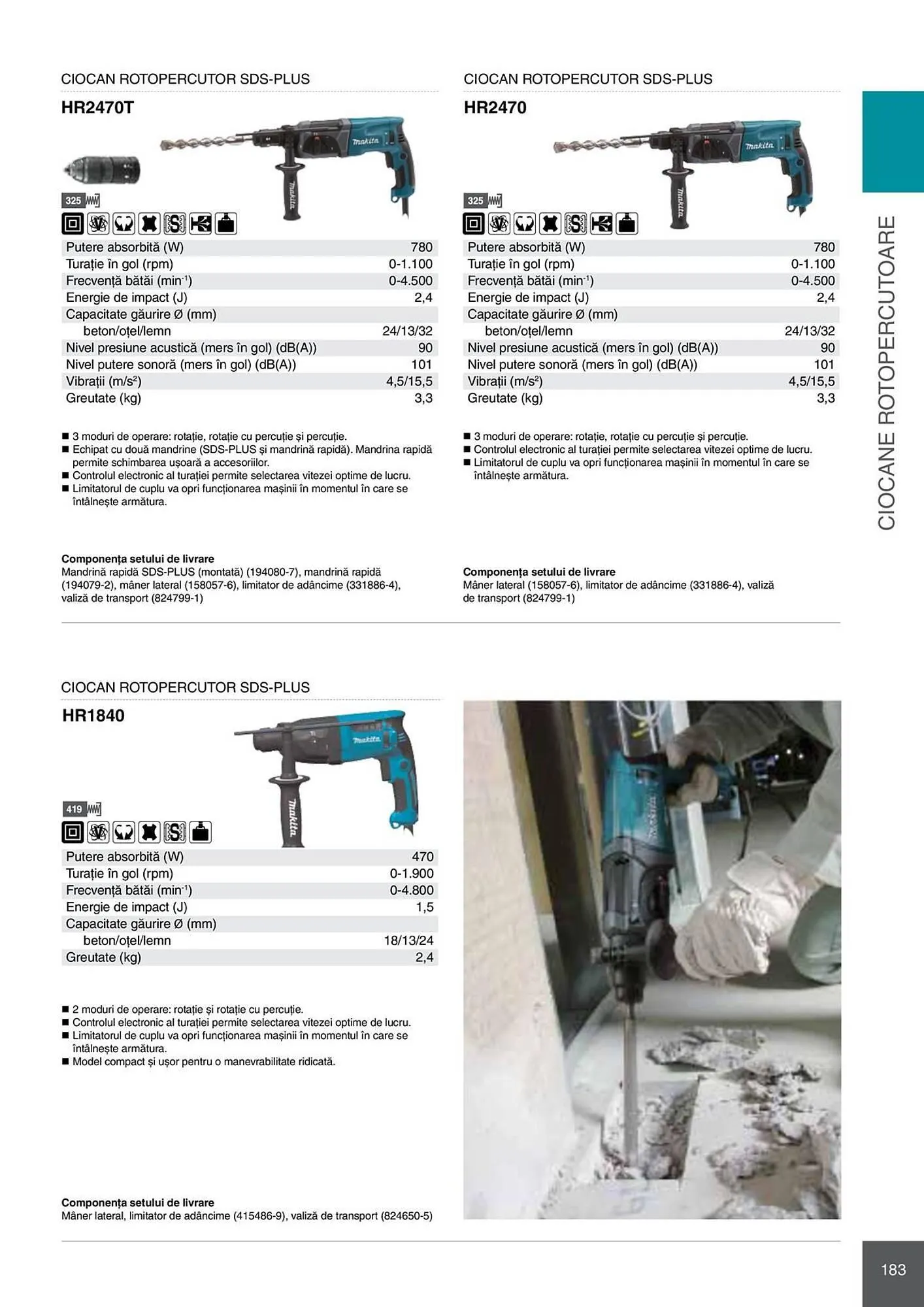 Catalog Catalog Makita de la 28 aprilie până la 31 decembrie 2026 - Revista Pagina 183