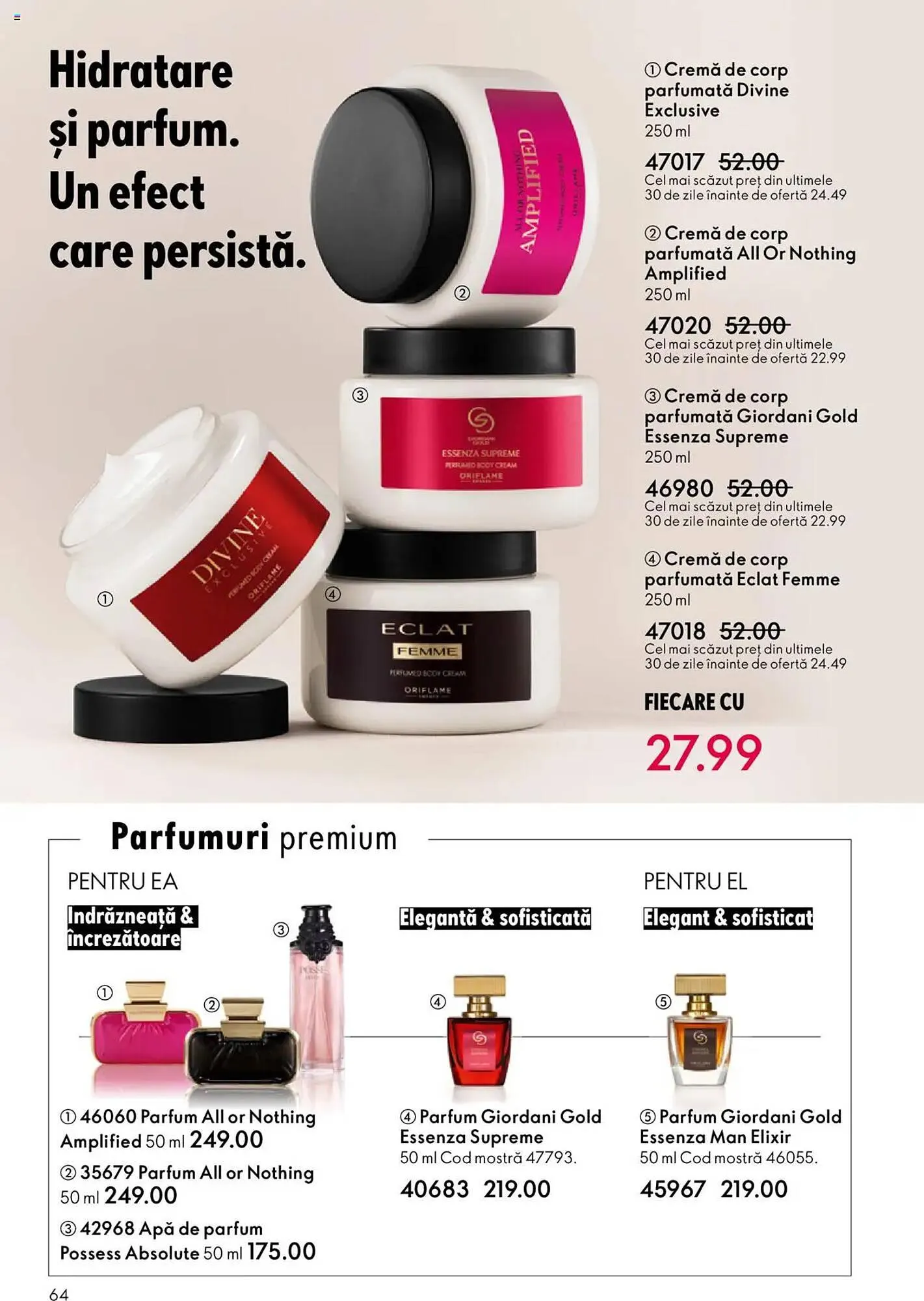 Catalog Catalog Oriflame de la 22 octombrie până la 11 noiembrie 2025 - Revista Pagina 64