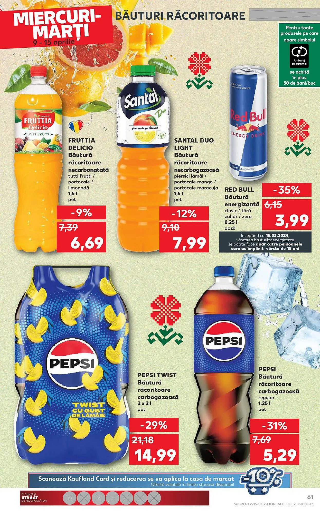 Catalog Catalog Kaufland de la 9 aprilie până la 15 aprilie 2025 - Revista Pagina 61