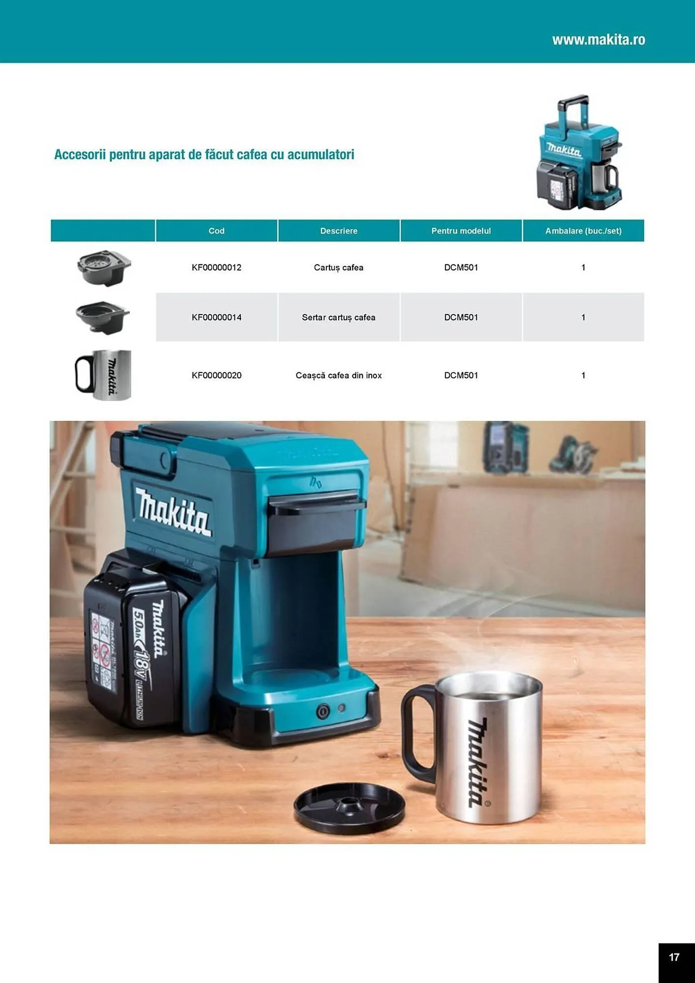 Catalog Catalog Makita de la 1 aprilie până la 31 decembrie 2025 - Revista Pagina 17