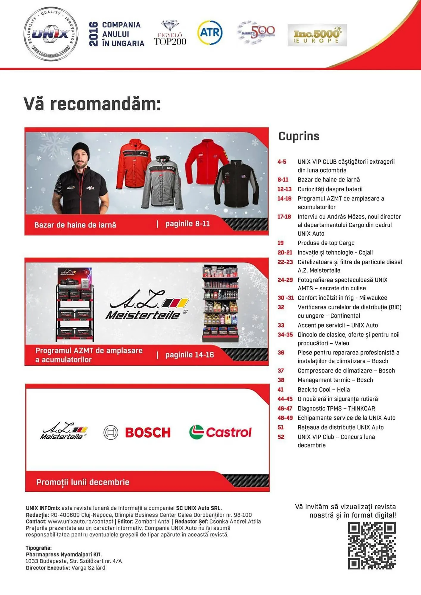 Catalog Catalog UNIX Auto de la 3 decembrie până la 31 decembrie 2025 - Revista Pagina 3