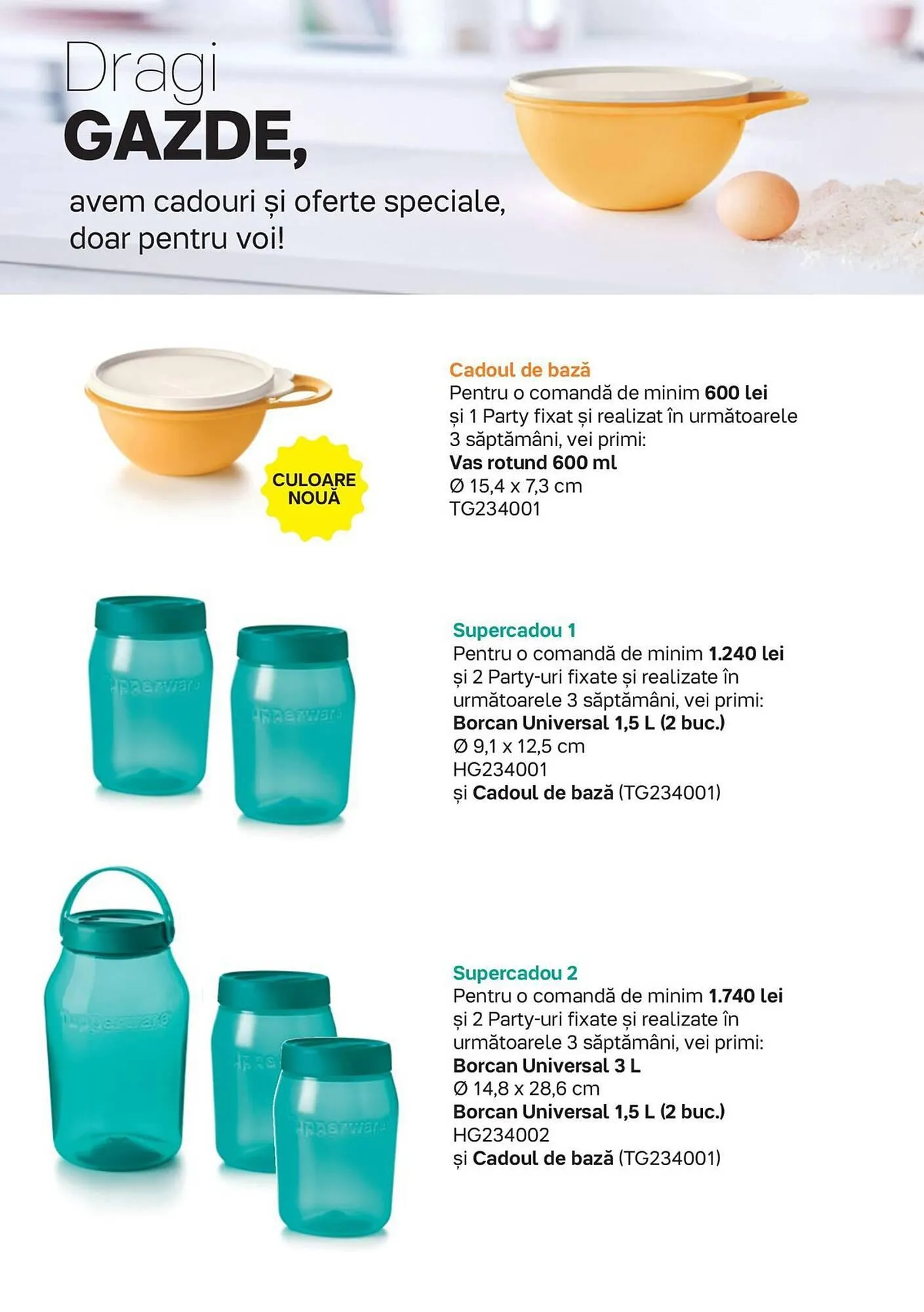 Catalog Tupperware catalog de la 3 octombrie până la 5 noiembrie 2023 - Revista Pagina 15
