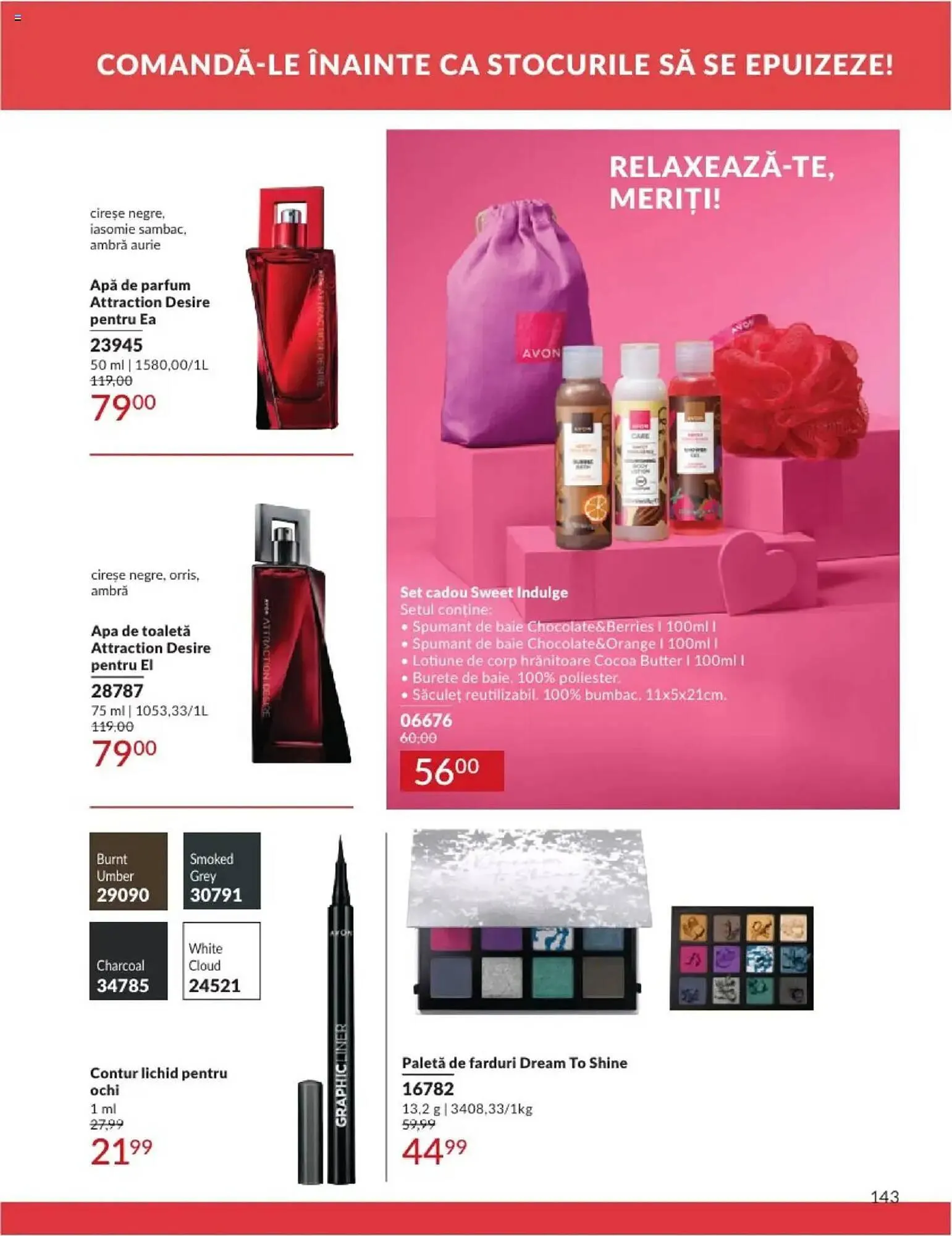 Catalog Catalog Avon de la 1 ianuarie până la 31 ianuarie 2025 - Revista Pagina 143