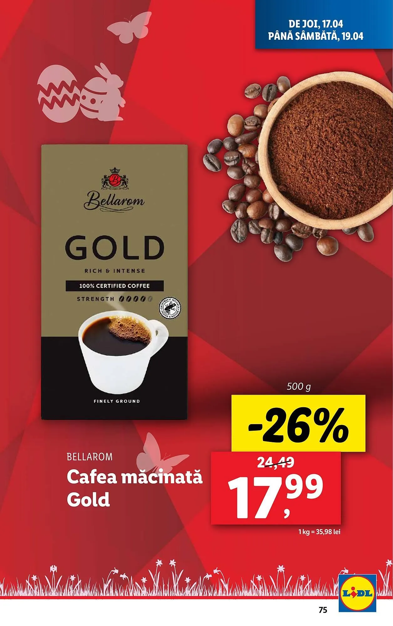 Catalog Catalog Lidl de la 14 aprilie până la 19 aprilie 2025 - Revista Pagina 75