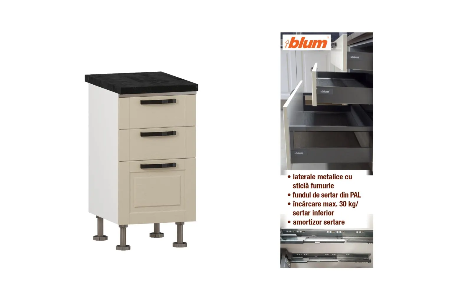 Modul cu sertare L45