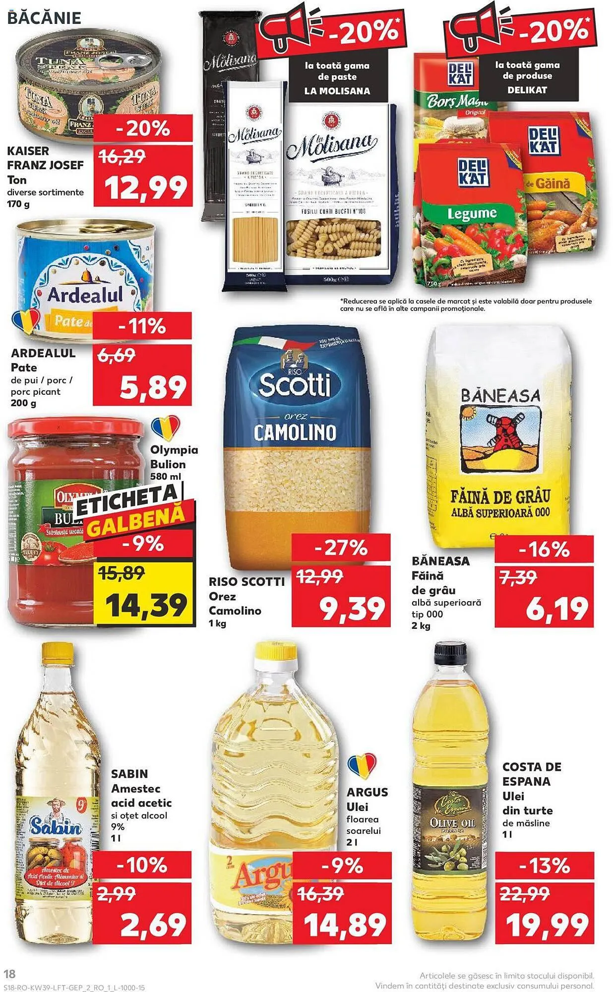 Catalog Kaufland catalog de la 27 septembrie până la 3 octombrie 2023 - Revista Pagina 18