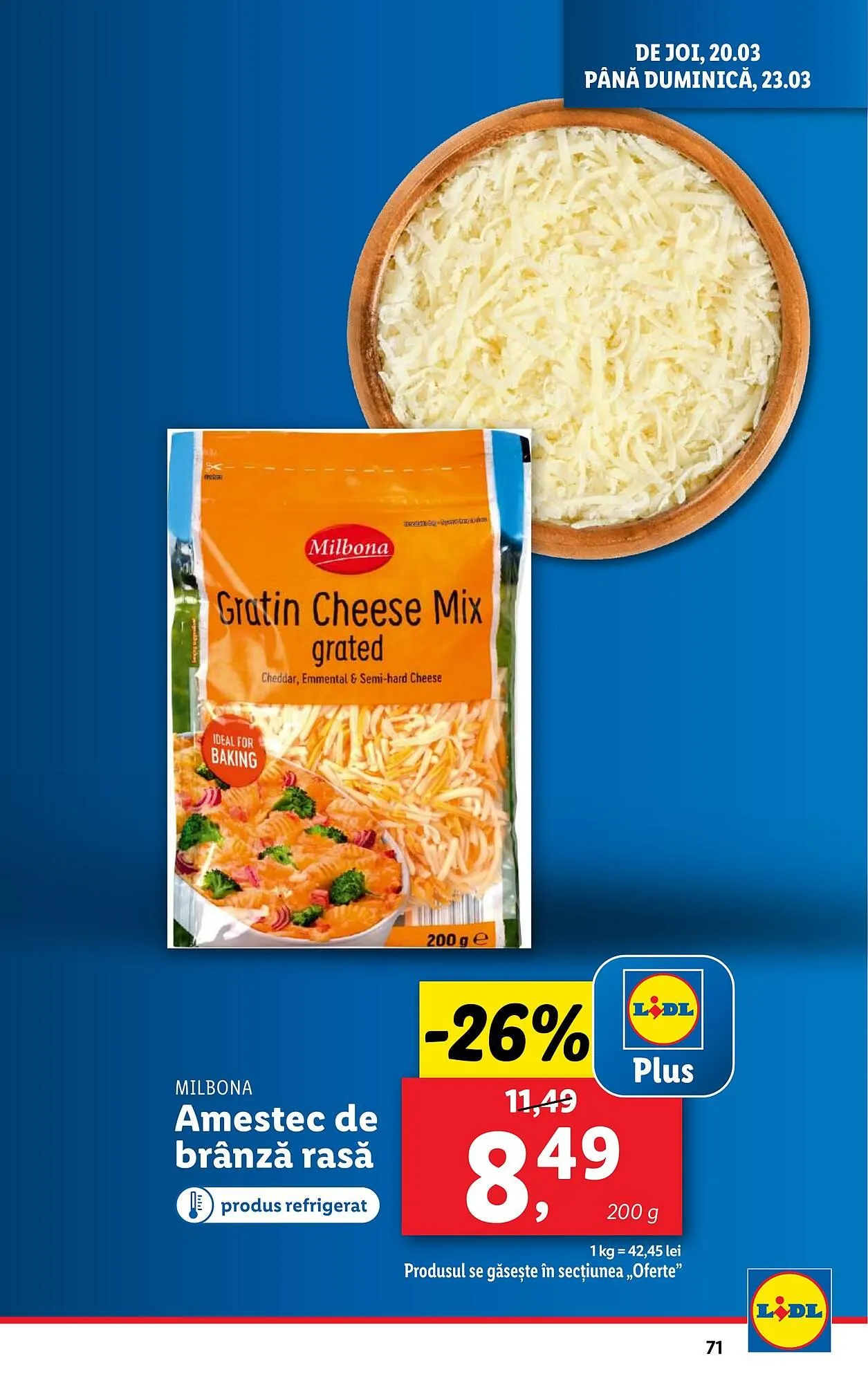 Catalog Catalog Lidl de la 17 martie până la 23 martie 2025 - Revista Pagina 71