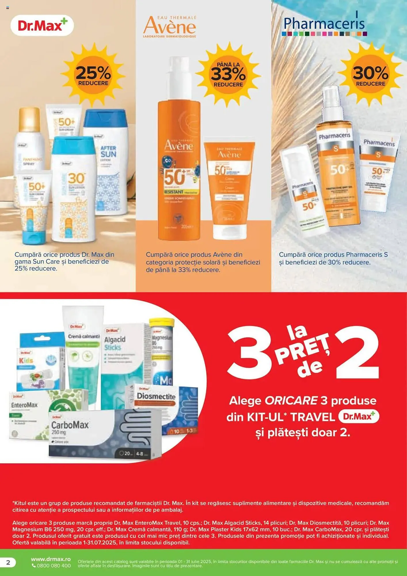 Catalog Catalog Dr.Max de la 30 iunie până la 31 iulie 2025 - Revista Pagina 2
