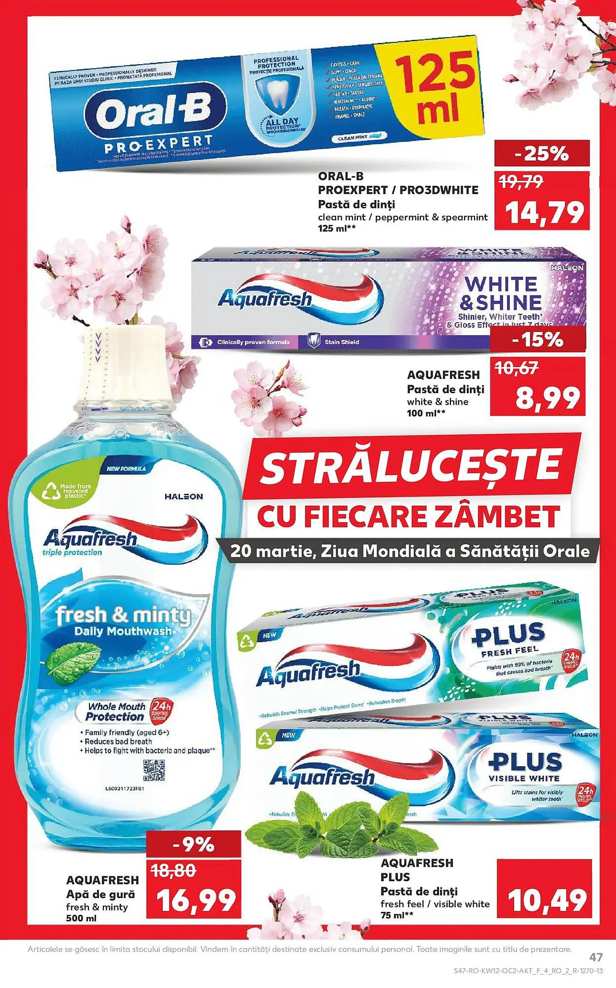 Catalog Catalog Kaufland de la 18 martie până la 24 martie 2026 - Revista Pagina 47