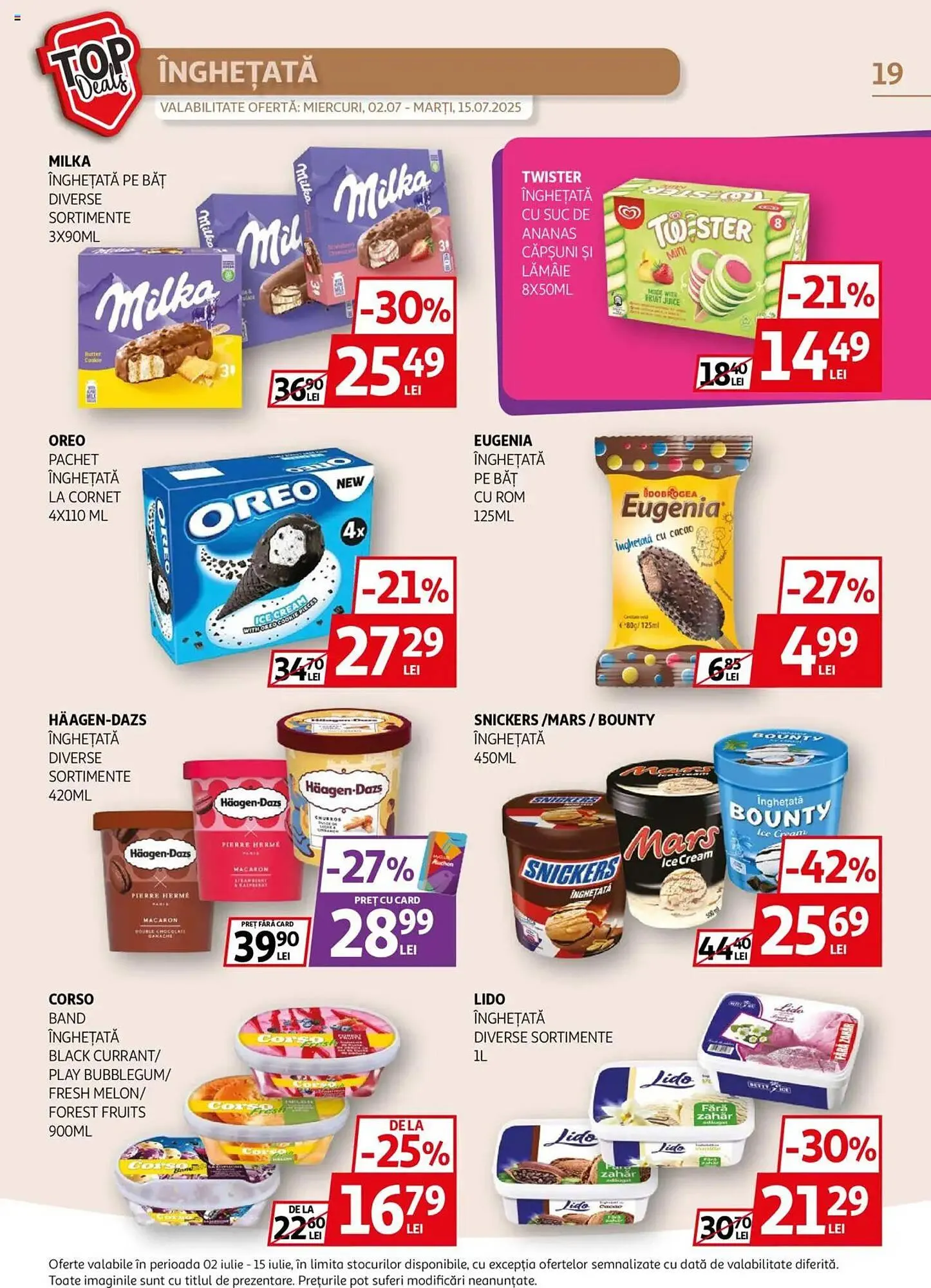 Catalog Catalog Auchan de la 1 iulie până la 15 iulie 2025 - Revista Pagina 19