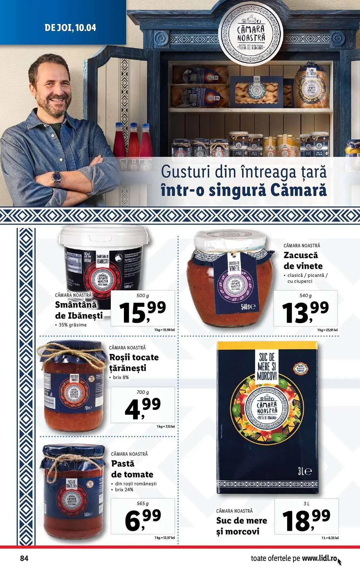 Catalog Catalog Lidl de la 7 aprilie până la 13 aprilie 2025 - Revista Pagina 84