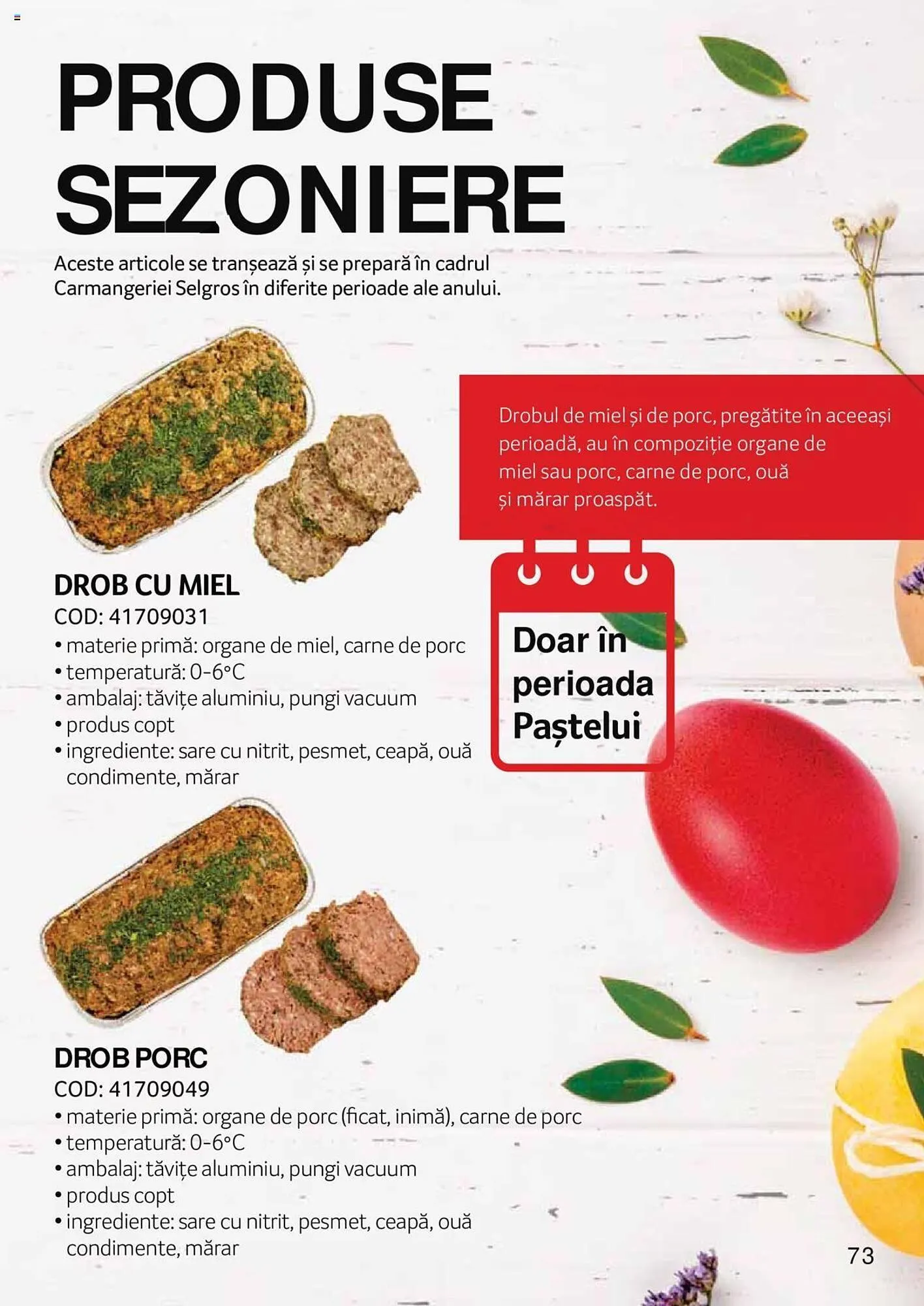 Catalog Selgros catalog de la 27 aprilie până la 31 decembrie 2023 - Revista Pagina 73