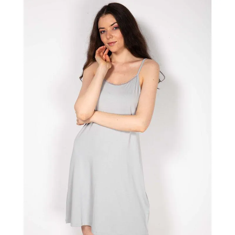 Camasa de noapte cu bretele ajustabile 23KOSF1115