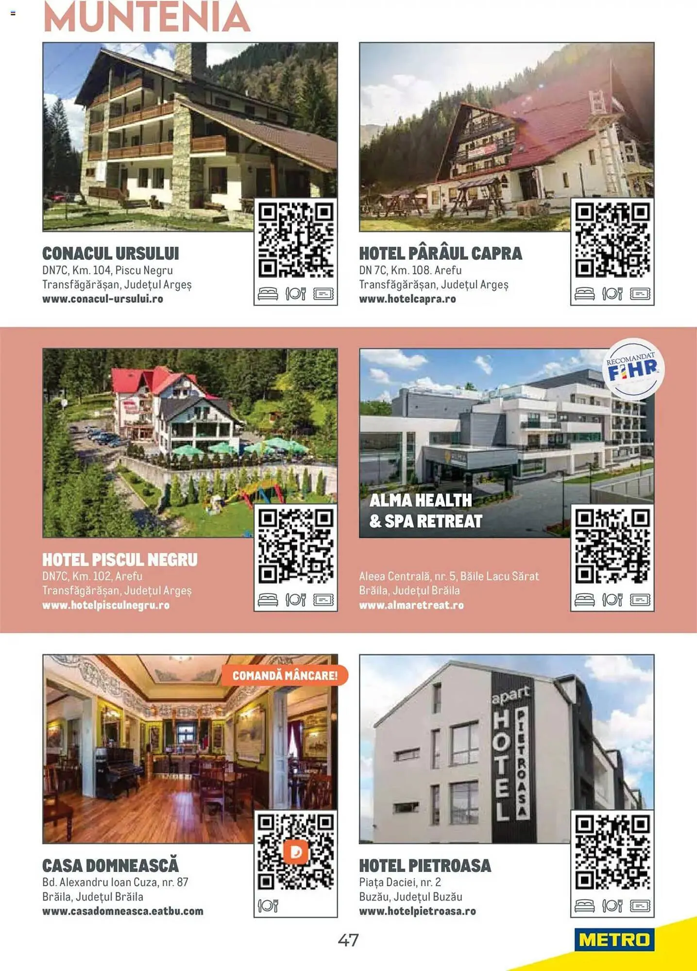 Catalog Catalog Metro de la 31 iulie până la 31 decembrie 2026 - Revista Pagina 47