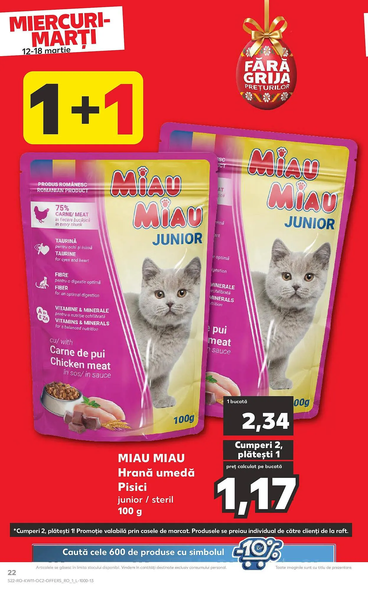 Catalog Catalog Kaufland de la 12 martie până la 18 martie 2025 - Revista Pagina 22