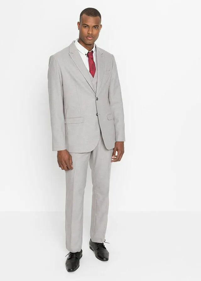 Costum (4piese): sacou, pantaloni, vestă, cravată