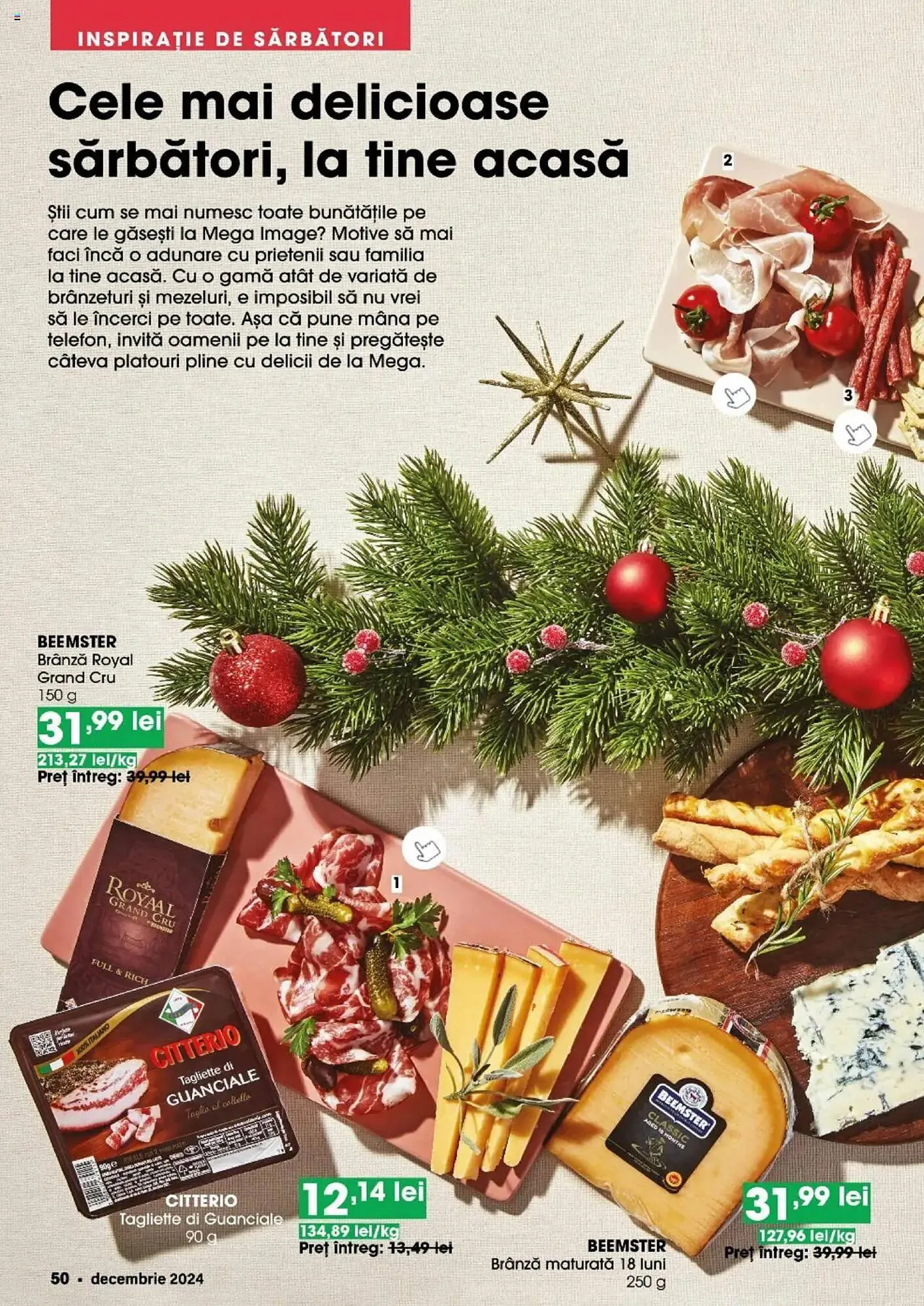 Catalog Catalog Mega Image de la 28 noiembrie până la 31 decembrie 2024 - Revista Pagina 50