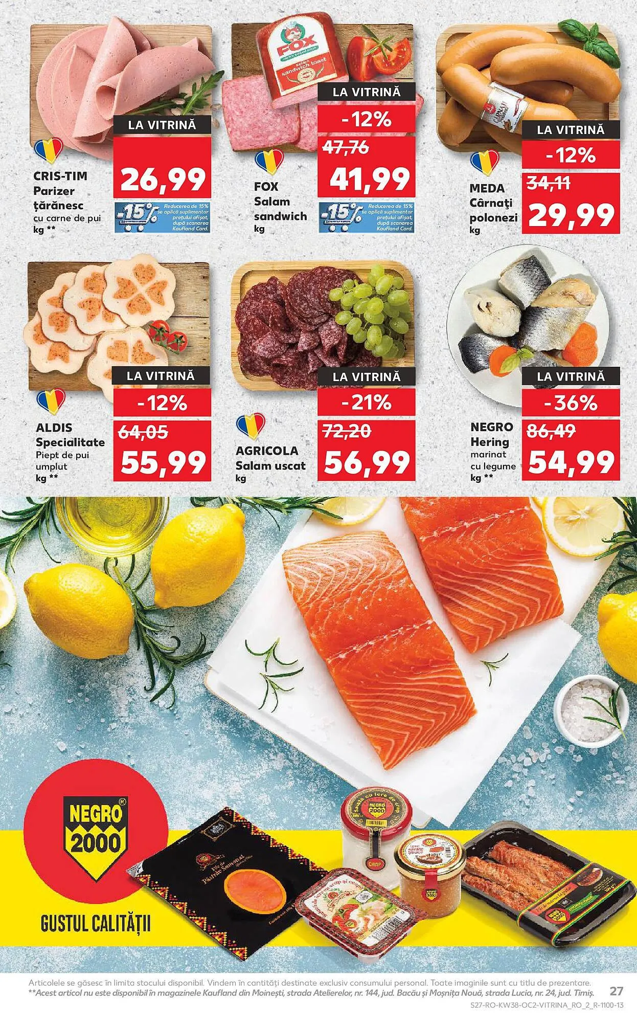 Catalog Catalog Kaufland de la 17 septembrie până la 23 septembrie 2025 - Revista Pagina 27