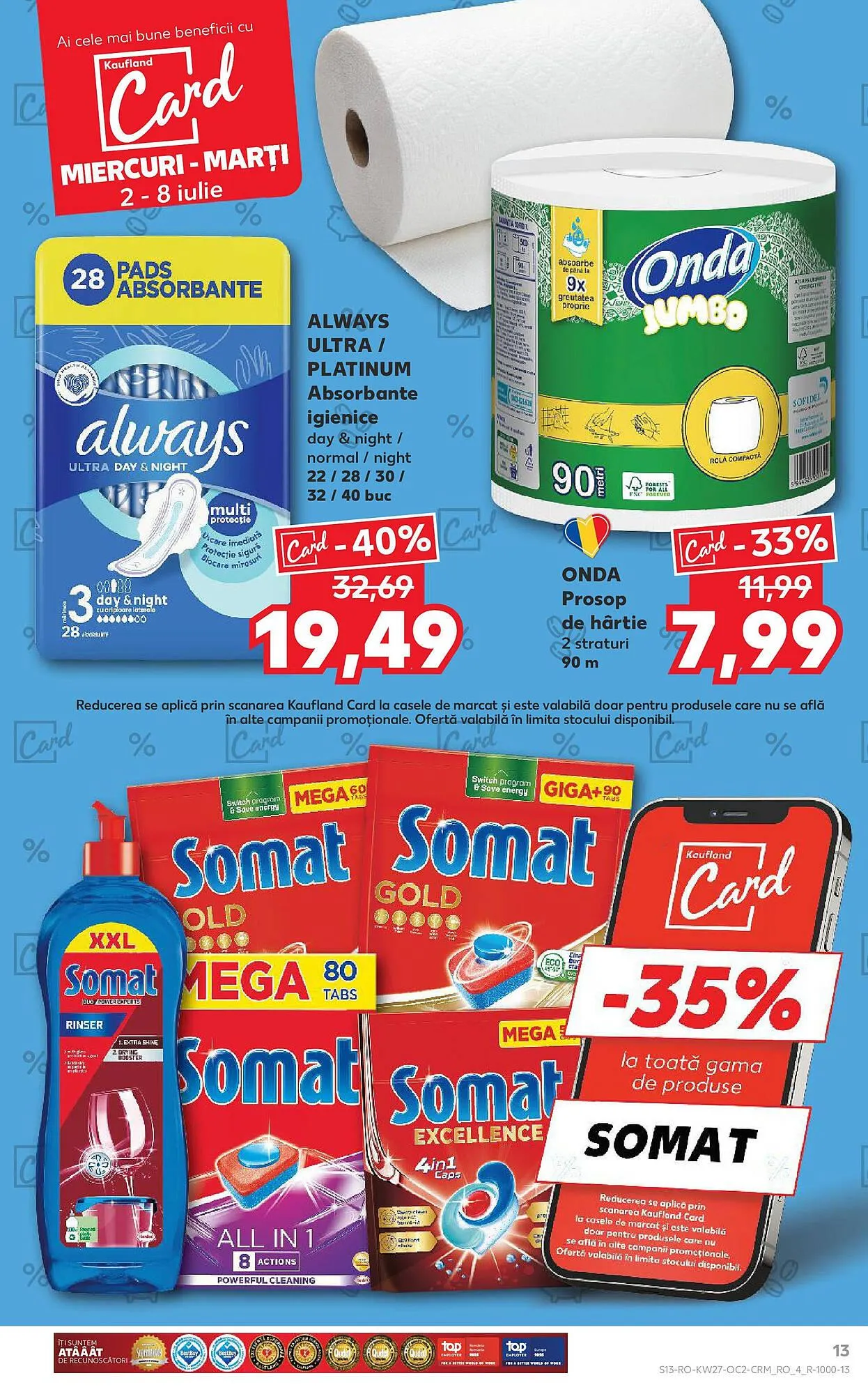 Catalog Catalog Kaufland de la 30 iunie până la 8 iulie 2025 - Revista Pagina 13