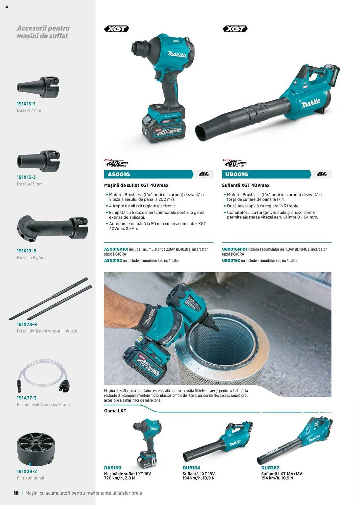 Catalog Makita catalog de la 1 septembrie până la 12 septembrie 2023 - Revista Pagina 10