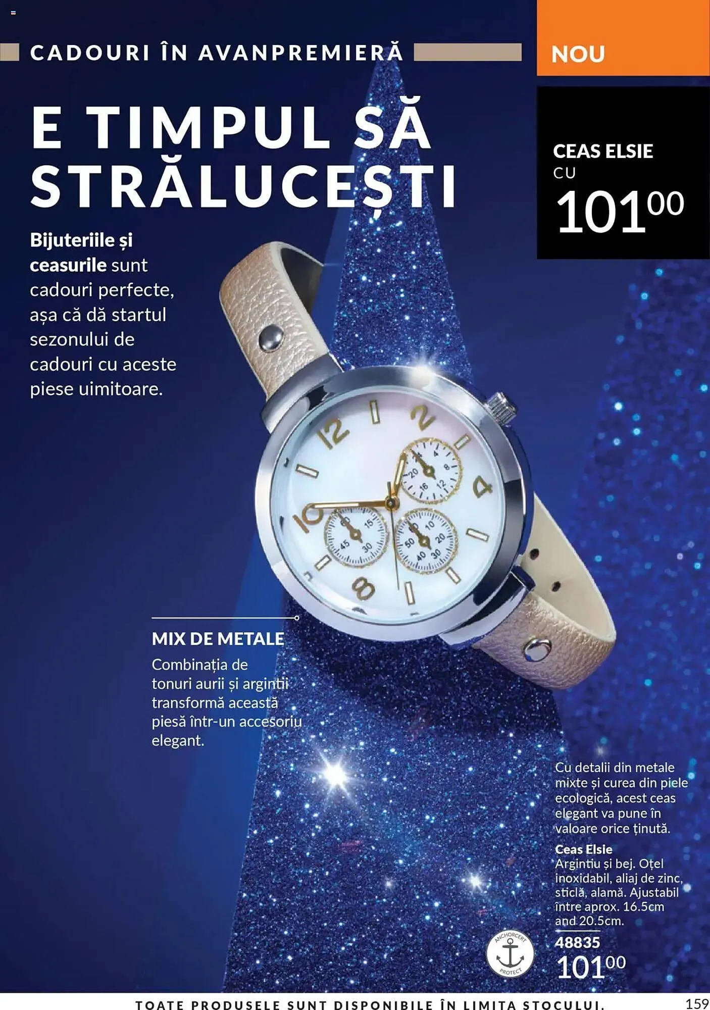 Catalog Catalog Avon de la 30 septembrie până la 31 octombrie 2025 - Revista Pagina 161