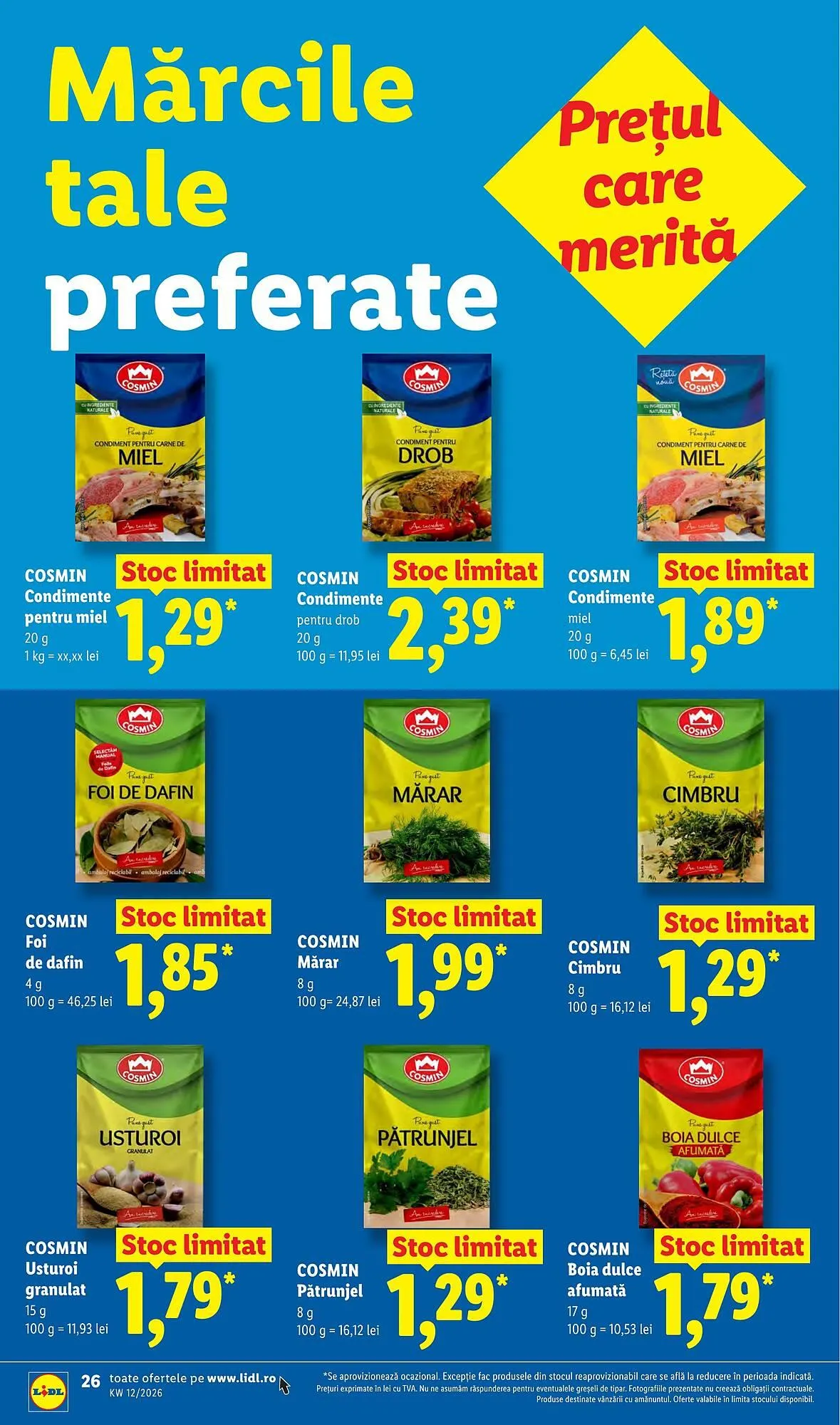 Catalog Catalog Lidl de la 16 martie până la 22 martie 2026 - Revista Pagina 26