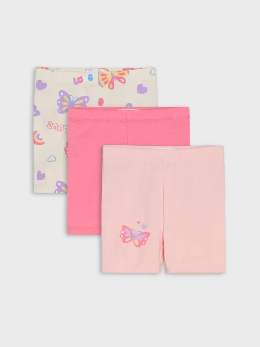 Colanți scurți 3 pack