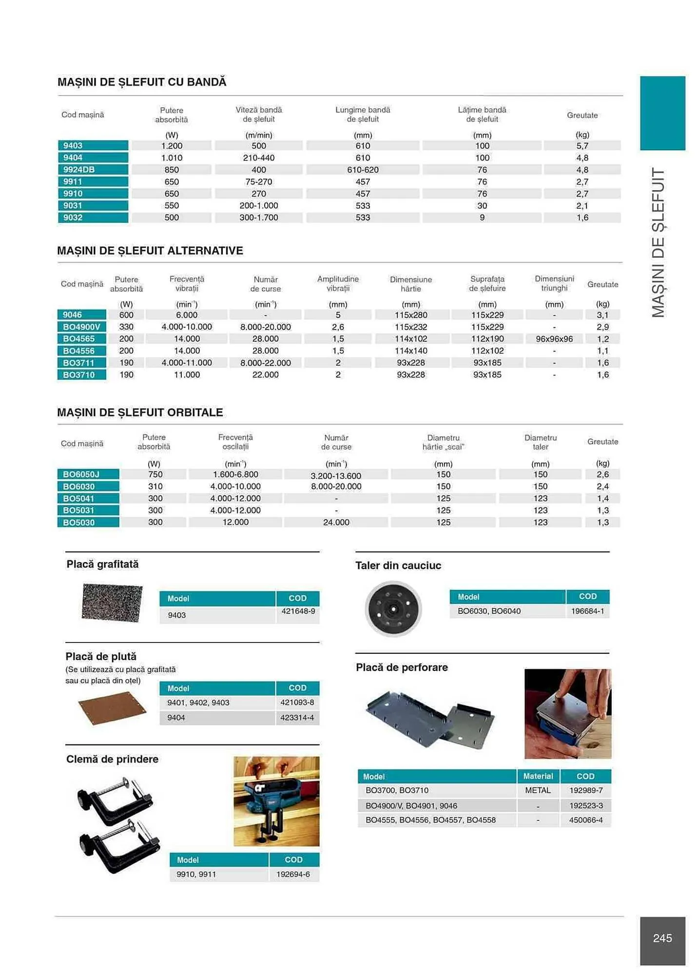 Catalog Makita catalog de la 1 ianuarie până la 31 decembrie 2023 - Revista Pagina 245