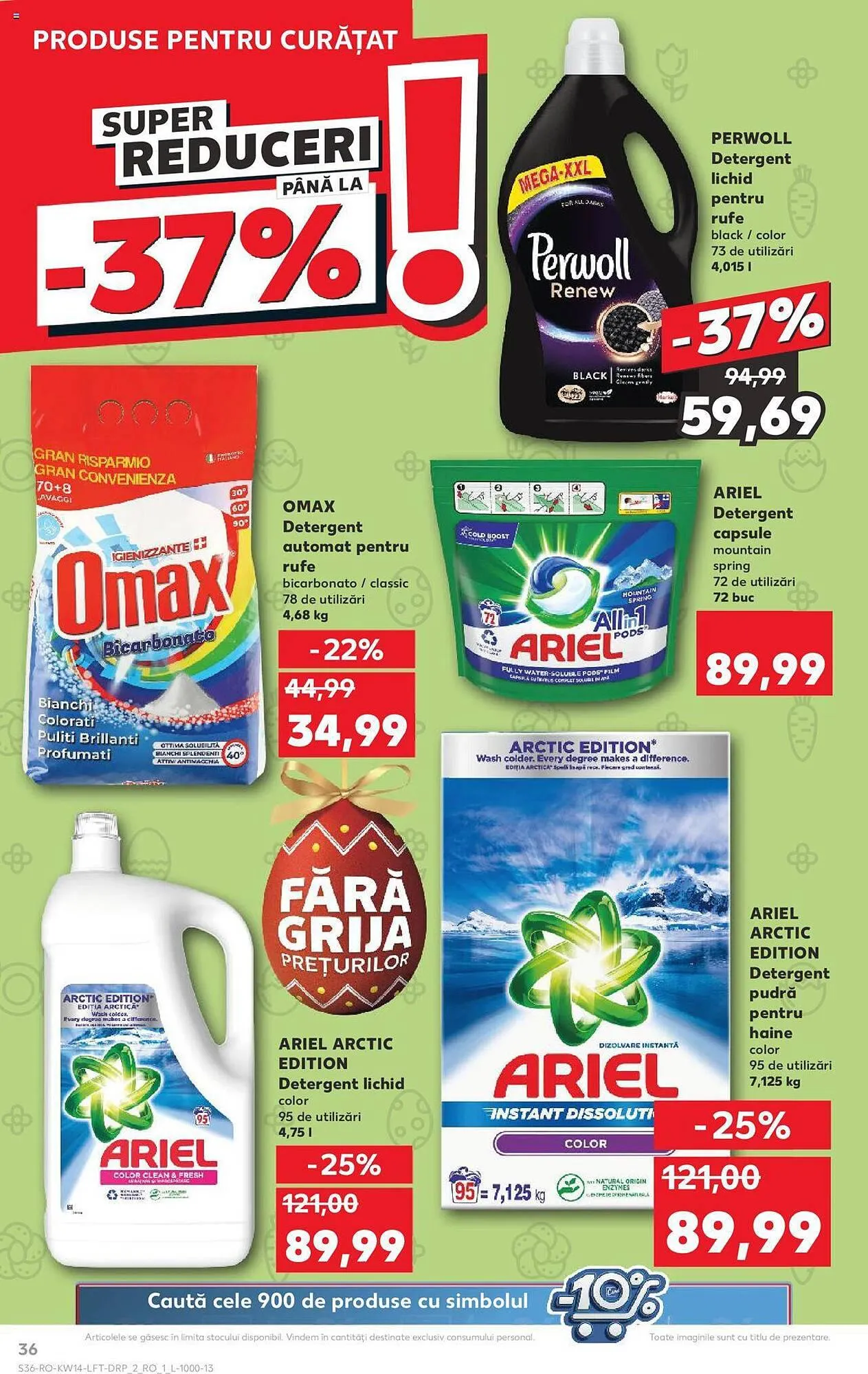 Catalog Kaufland catalog de la 3 aprilie până la 9 aprilie 2024 - Revista Pagina 36