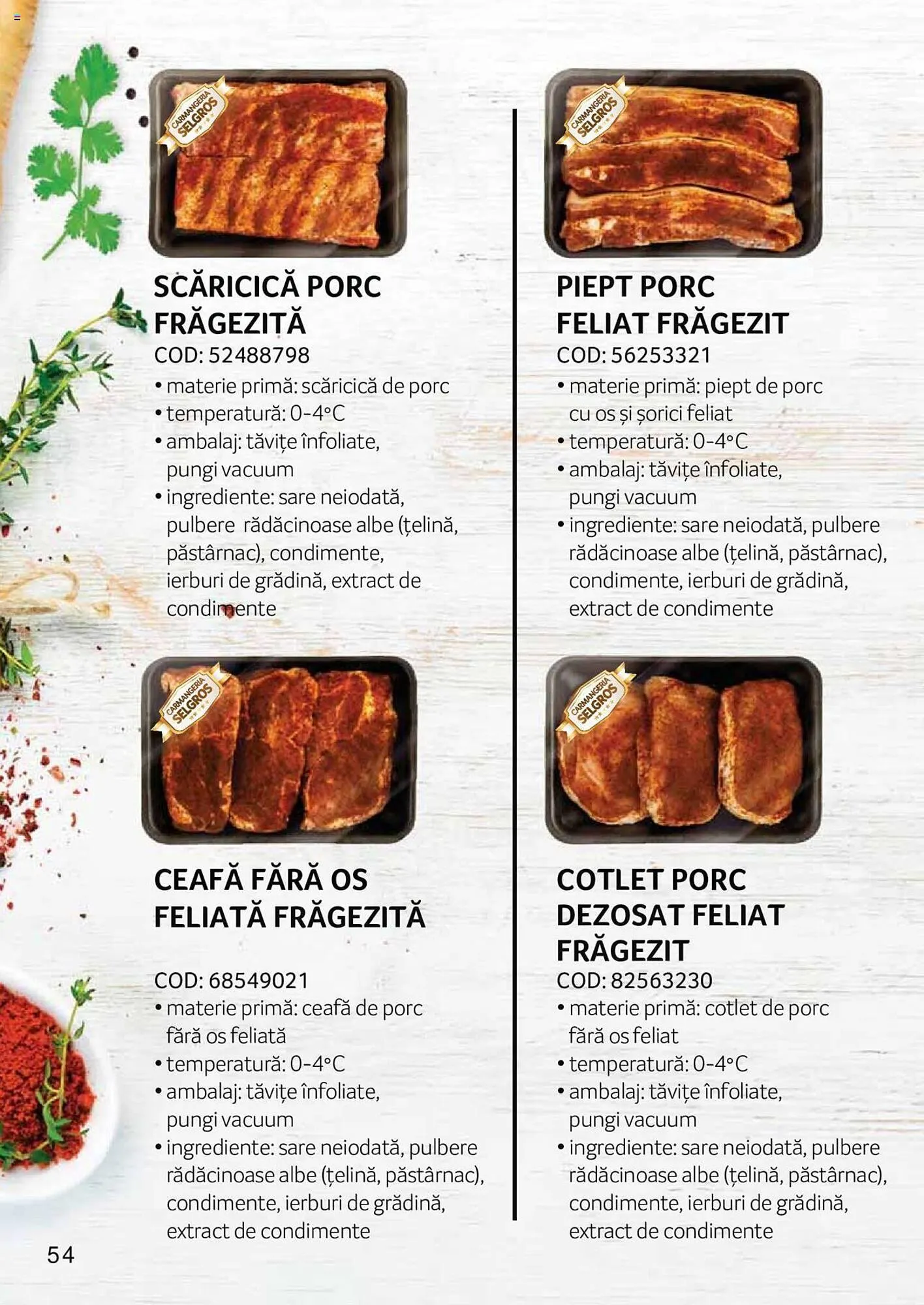Catalog Selgros catalog de la 27 aprilie până la 31 decembrie 2023 - Revista Pagina 54