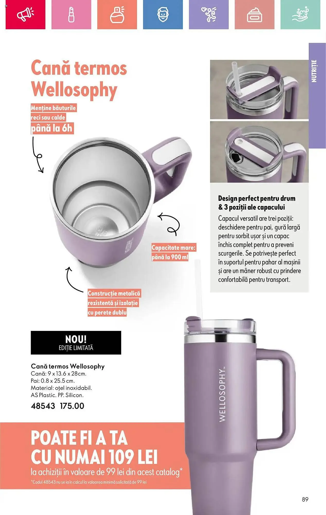 Catalog Catalog Oriflame de la 6 iulie până la 26 iulie 2025 - Revista Pagina 89