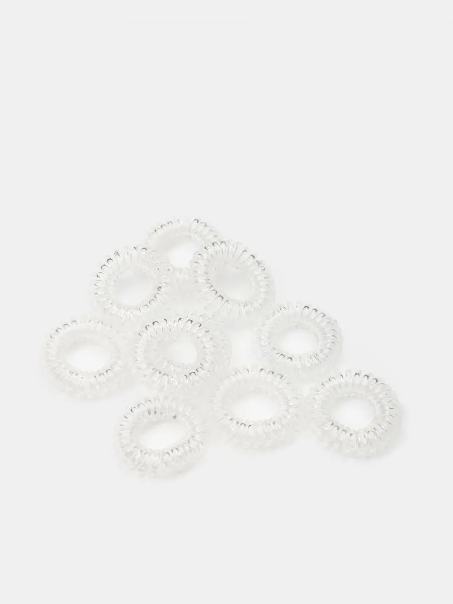 Set de 10 de elastice de păr